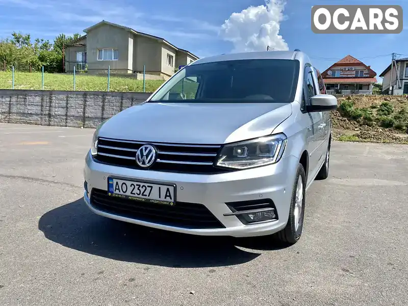 Мінівен Volkswagen Caddy 2017 1.97 л. Ручна / Механіка обл. Закарпатська, Ужгород - Фото 1/21