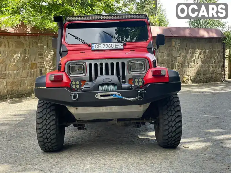 Внедорожник / Кроссовер Jeep Wrangler 1995 3.96 л. Ручная / Механика обл. Черновицкая, Черновцы - Фото 1/21