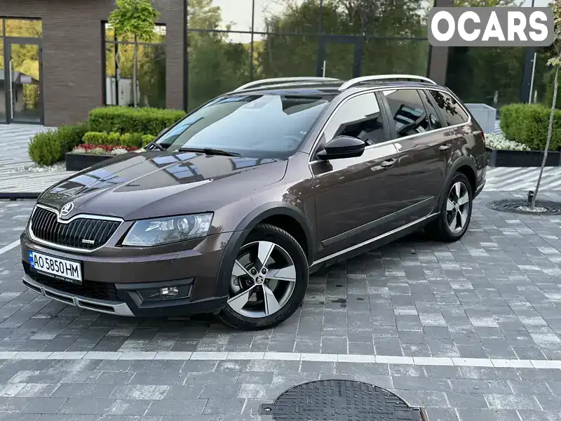 Універсал Skoda Octavia Scout 2015 2 л. Автомат обл. Закарпатська, Ужгород - Фото 1/9