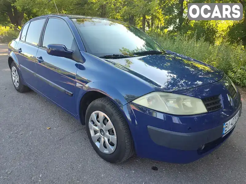 Седан Renault Megane 2005 1.6 л. Ручна / Механіка обл. Харківська, Лозова - Фото 1/9