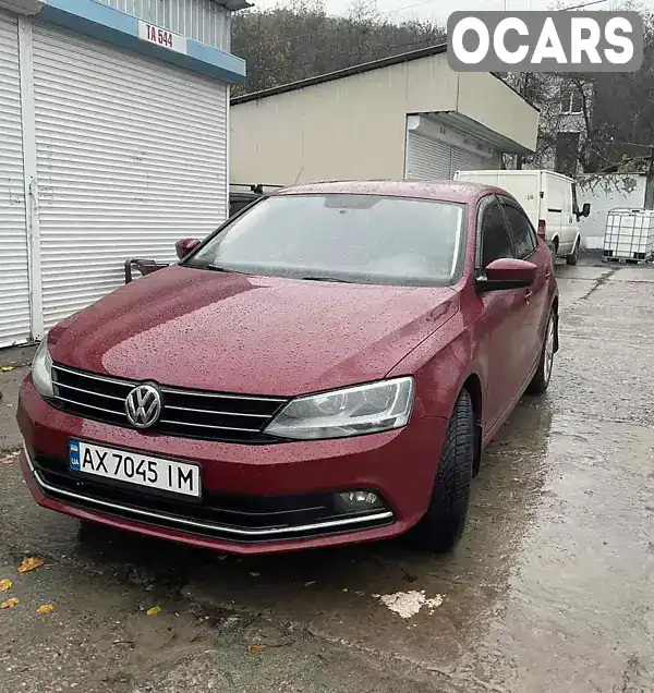 Седан Volkswagen Jetta 2016 1.4 л. Автомат обл. Черкасская, Ватутино - Фото 1/21