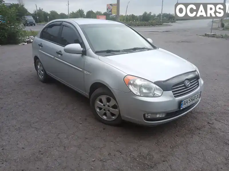 Седан Hyundai Accent 2008 1.4 л. Ручная / Механика обл. Донецкая, Покровск (Красноармейск) - Фото 1/11