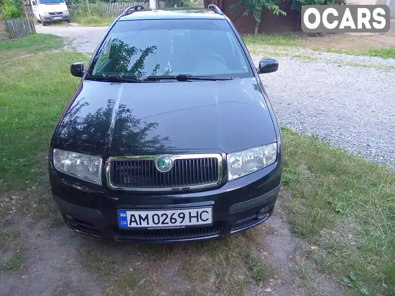 Универсал Skoda Fabia 2006 1.39 л. Ручная / Механика обл. Житомирская, Звягель - Фото 1/21