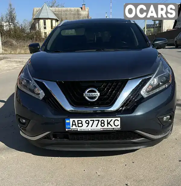 Позашляховик / Кросовер Nissan Murano 2018 3.5 л. Варіатор обл. Вінницька, Вінниця - Фото 1/11