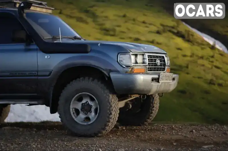 Внедорожник / Кроссовер Toyota Land Cruiser 1996 4.16 л. Ручная / Механика обл. Закарпатская, location.city.chorna_tysa - Фото 1/4