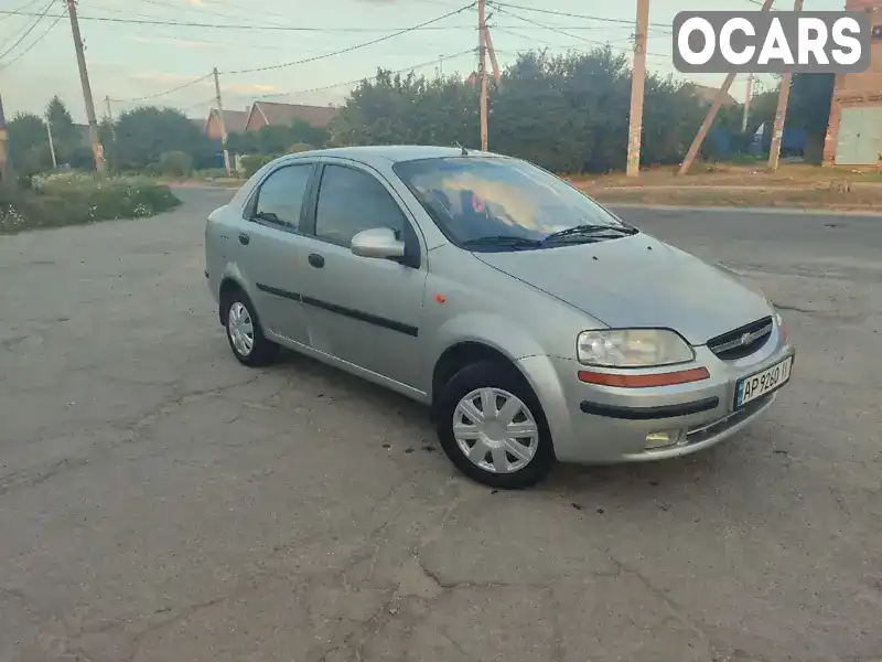 Седан Chevrolet Aveo 2005 1.5 л. Ручная / Механика обл. Запорожская, Запорожье - Фото 1/13