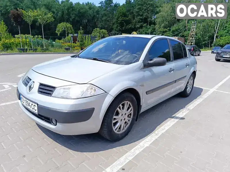 Седан Renault Megane 2004 1.6 л. Ручная / Механика обл. Черниговская, Чернигов - Фото 1/12