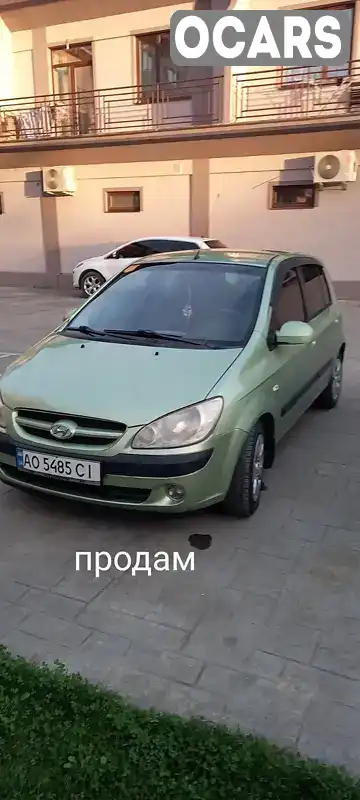 Хэтчбек Hyundai Getz 2007 4 л. Ручная / Механика обл. Закарпатская, Ужгород - Фото 1/4