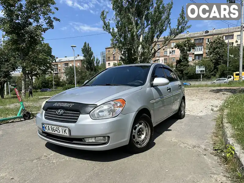 Седан Hyundai Accent 2008 1.4 л. Ручна / Механіка обл. Київська, Київ - Фото 1/18