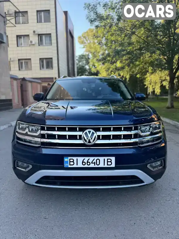 Позашляховик / Кросовер Volkswagen Atlas 2018 3.6 л. Автомат обл. Полтавська, Полтава - Фото 1/21