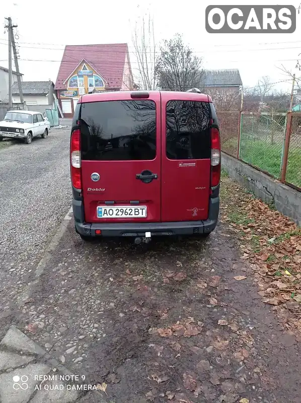 Минивэн Fiat Doblo 2006 1.9 л. Ручная / Механика обл. Закарпатская, Виноградов - Фото 1/9