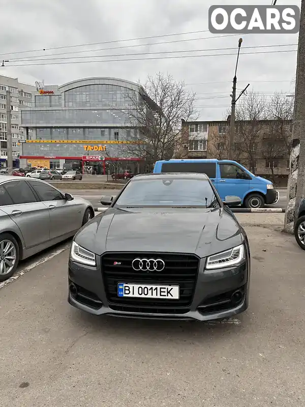 Седан Audi S8 2016 3.99 л. Автомат обл. Полтавська, Полтава - Фото 1/21