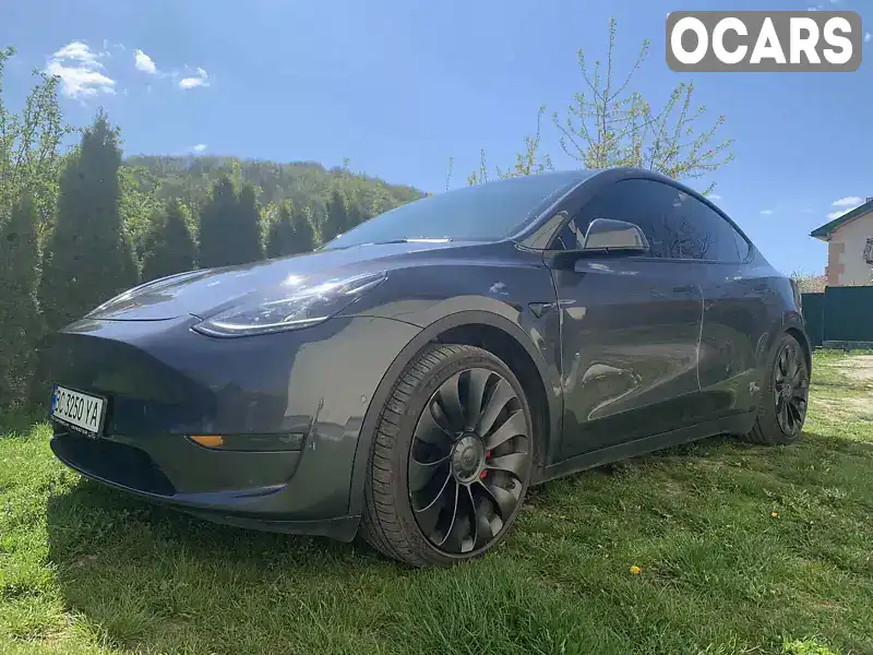 Позашляховик / Кросовер Tesla Model Y 2022 null_content л. Автомат обл. Львівська, location.city.vynnyky_lviv_ - Фото 1/12