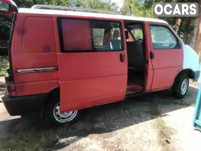 Мінівен Volkswagen Transporter 1994 2.4 л. обл. Полтавська, Зіньків - Фото 1/3