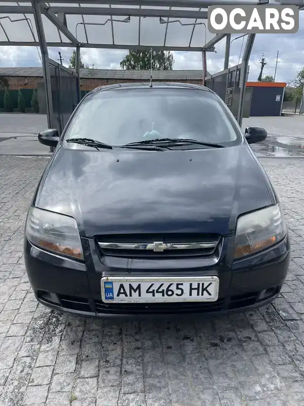 Хэтчбек Chevrolet Kalos 2006 1.15 л. Ручная / Механика обл. Житомирская, Коростышев - Фото 1/10