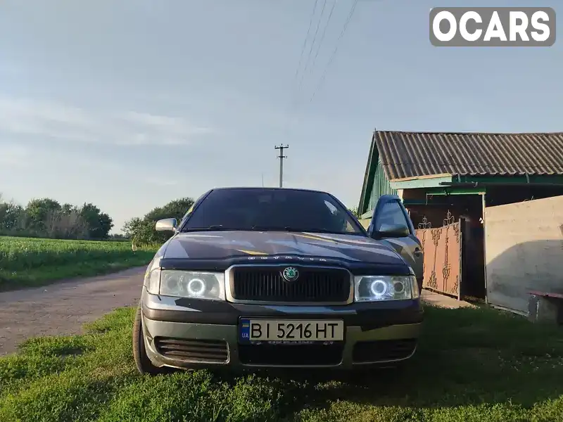 Лифтбек Skoda Octavia 2005 1.98 л. Ручная / Механика обл. Полтавская, Новые Санжары - Фото 1/9