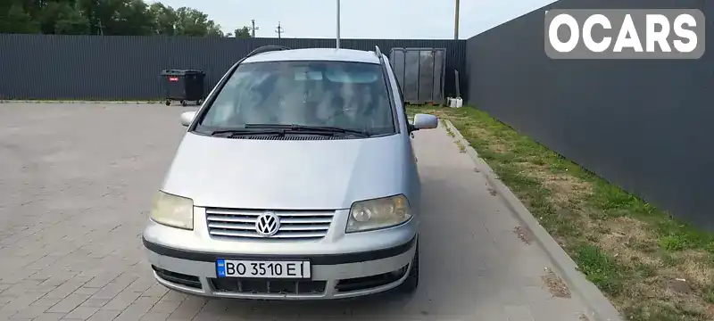 Минивэн Volkswagen Sharan 2002 1.9 л. Автомат обл. Тернопольская, Козова - Фото 1/18