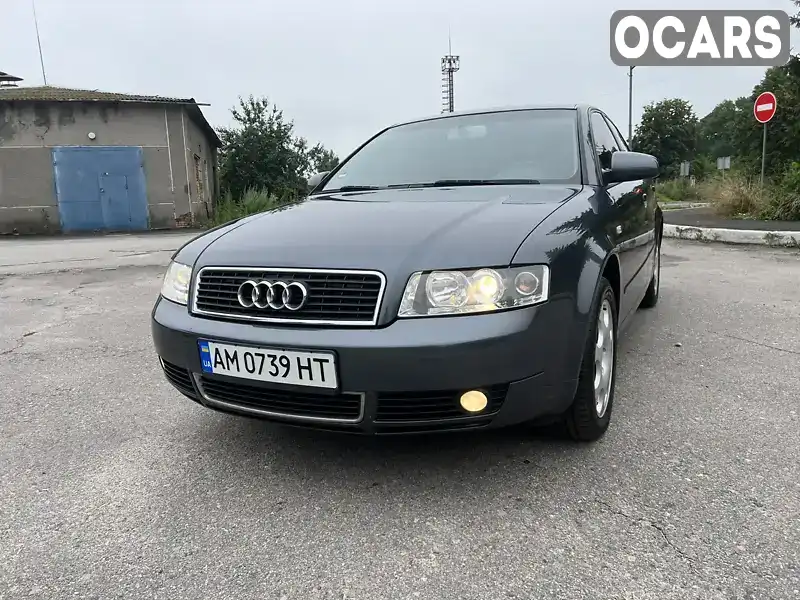 Седан Audi A4 2003 1.6 л. Ручная / Механика обл. Житомирская, Бердичев - Фото 1/21