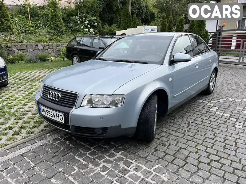 Седан Audi A4 2002 2 л. Автомат обл. Житомирская, Звягель - Фото 1/21