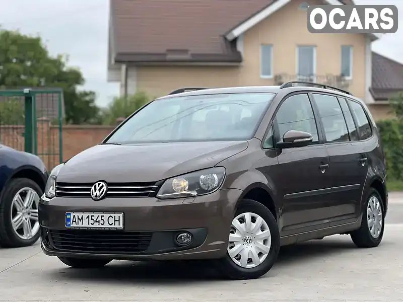 Мінівен Volkswagen Touran 2013 1.6 л. Ручна / Механіка обл. Житомирська, Бердичів - Фото 1/21