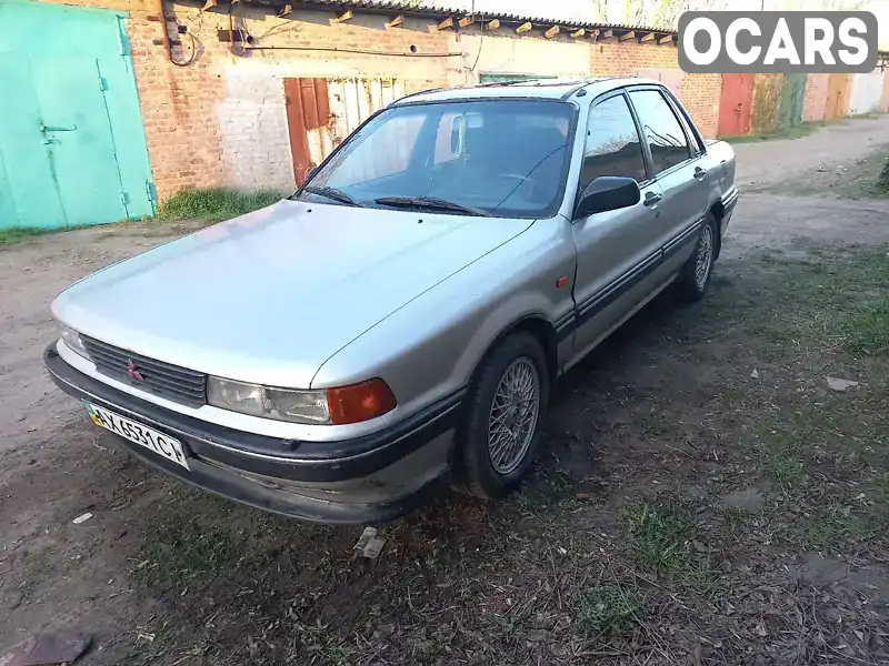 Седан Mitsubishi Galant 1988 2 л. Ручная / Механика обл. Харьковская, Мерефа - Фото 1/14