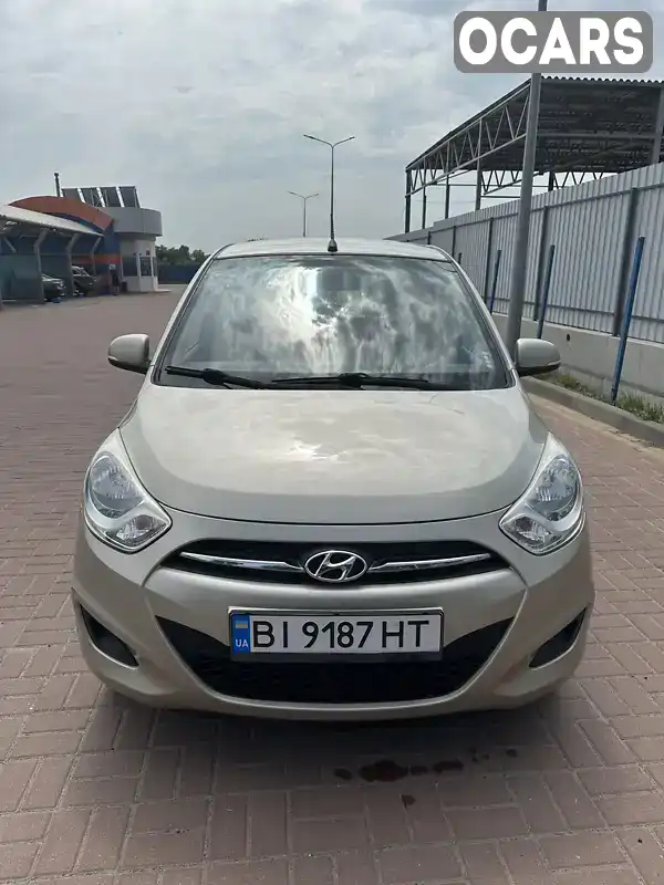 Хетчбек Hyundai i10 2013 1.09 л. Автомат обл. Полтавська, Полтава - Фото 1/21