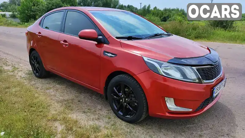 Седан Kia Rio 2012 1.4 л. Ручна / Механіка обл. Чернігівська, Чернігів - Фото 1/11