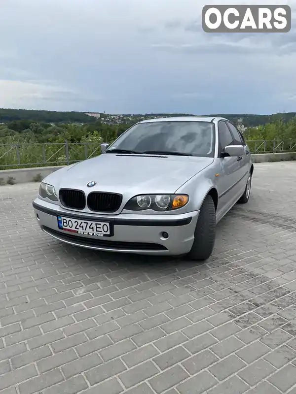 Седан BMW 3 Series 2003 1.8 л. Ручна / Механіка обл. Тернопільська, Бучач - Фото 1/21