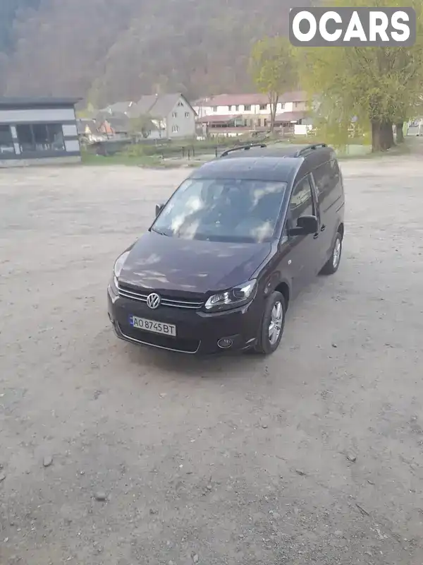 Мінівен Volkswagen Caddy 2012 1.97 л. обл. Закарпатська, Ужгород - Фото 1/16