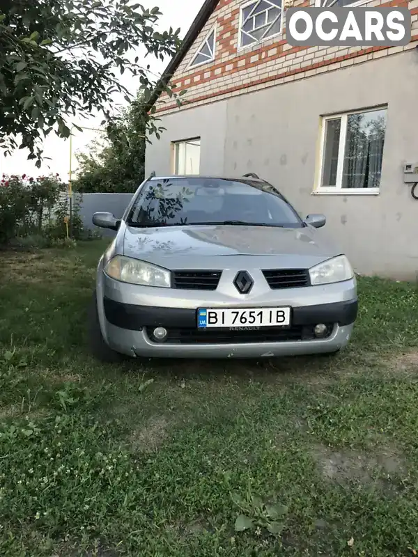 Універсал Renault Megane 2004 1.6 л. Ручна / Механіка обл. Полтавська, Решетилівка - Фото 1/9