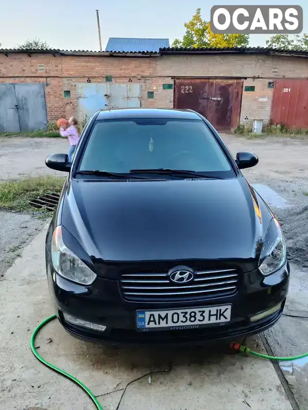 Седан Hyundai Accent 2008 1.4 л. Автомат обл. Житомирская, Бердичев - Фото 1/15