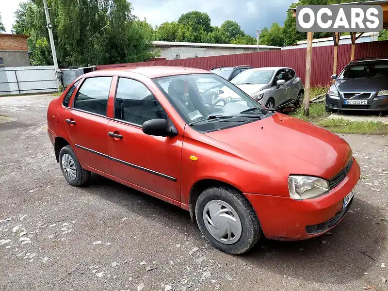 Седан ВАЗ / Lada 1118 Калина 2006 1.6 л. Ручная / Механика обл. Львовская, Броды - Фото 1/13