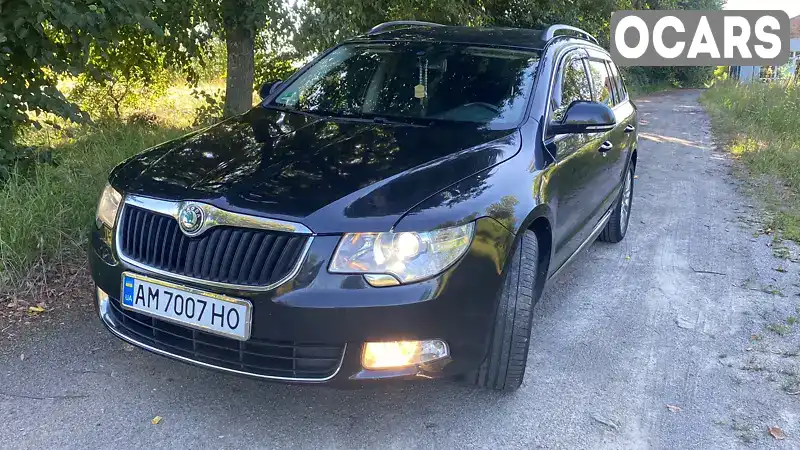 Універсал Skoda Superb 2012 2 л. Автомат обл. Житомирська, Звягель - Фото 1/21