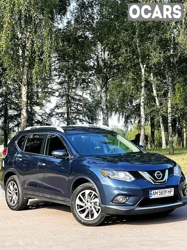 Внедорожник / Кроссовер Nissan Rogue 2015 2.49 л. Вариатор обл. Житомирская, Чуднов - Фото 1/9