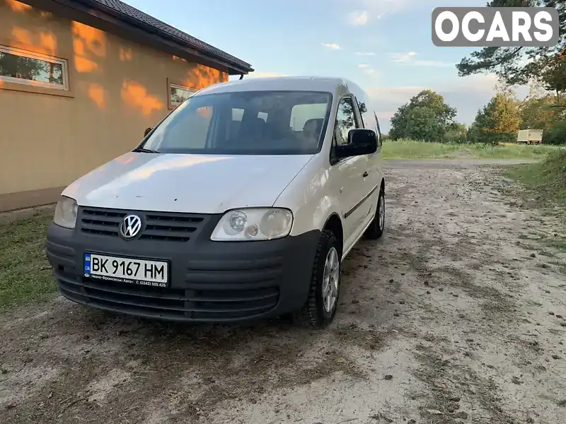 Минивэн Volkswagen Caddy 2007 1.97 л. обл. Ровенская, Сарны - Фото 1/15