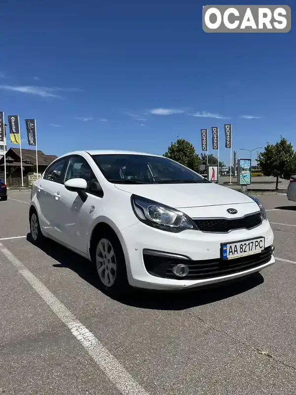 Седан Kia Rio 2016 1.4 л. Ручна / Механіка обл. Київська, Київ - Фото 1/16