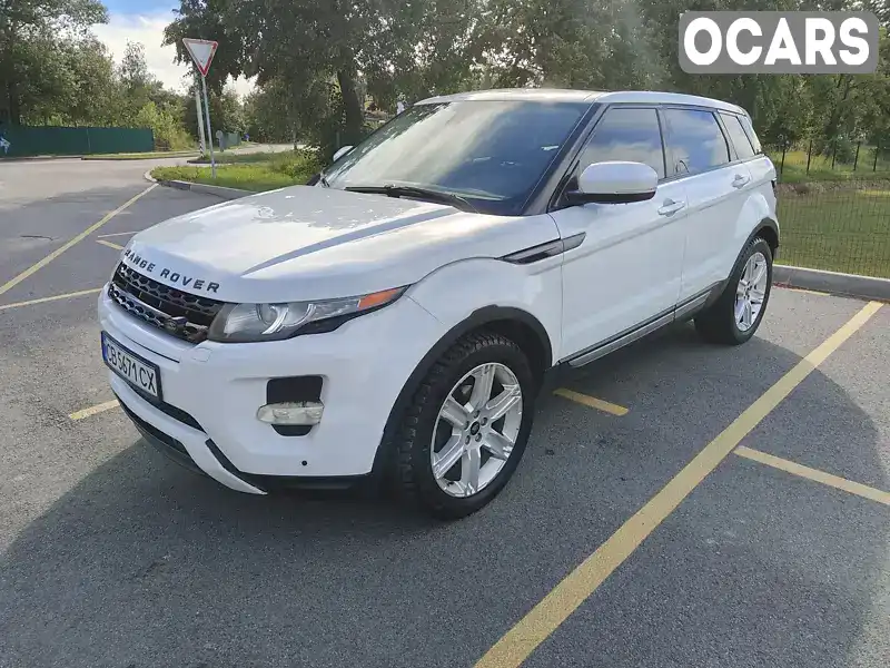 Внедорожник / Кроссовер Land Rover Range Rover Evoque 2012 2 л. Автомат обл. Черниговская, Чернигов - Фото 1/18