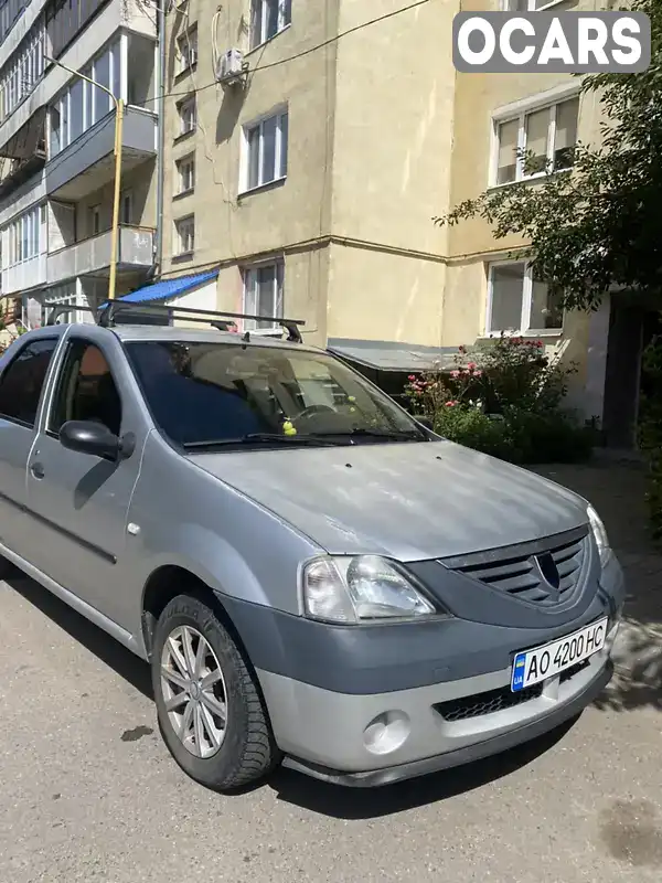 Седан Dacia Logan 2007 1.4 л. Ручная / Механика обл. Закарпатская, Ужгород - Фото 1/9