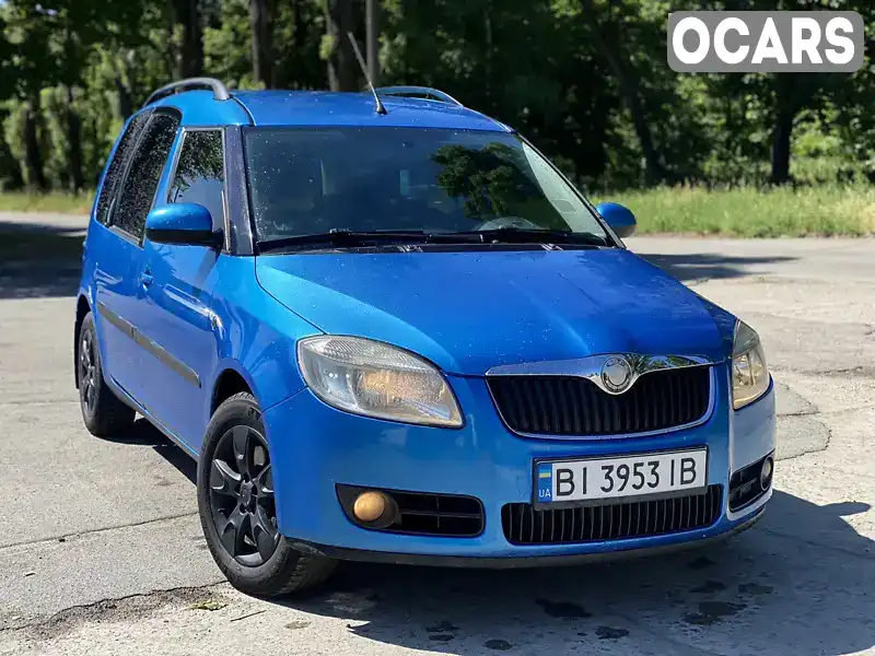 Микровэн Skoda Roomster 2008 1.6 л. Ручная / Механика обл. Полтавская, Кременчуг - Фото 1/13