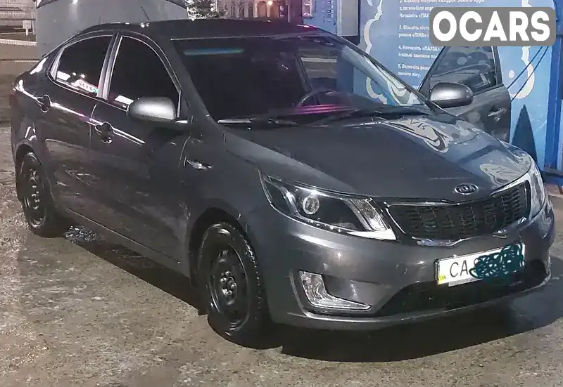 Седан Kia Rio 2012 1.4 л. Ручная / Механика обл. Черкасская, Умань - Фото 1/7