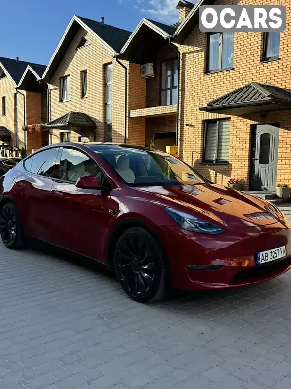 Внедорожник / Кроссовер Tesla Model Y 2021 null_content л. Автомат обл. Винницкая, Винница - Фото 1/21