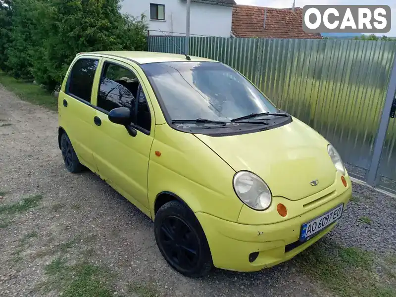 Хэтчбек Daewoo Matiz 2007 0.8 л. Ручная / Механика обл. Закарпатская, Ужгород - Фото 1/13