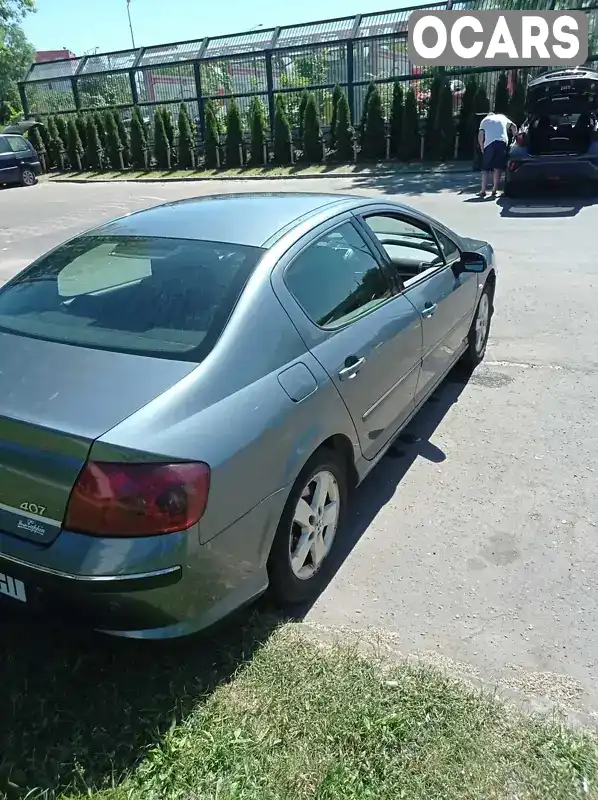 Седан Peugeot 407 2007 1.6 л. Ручная / Механика обл. Ивано-Франковская, Ивано-Франковск - Фото 1/9