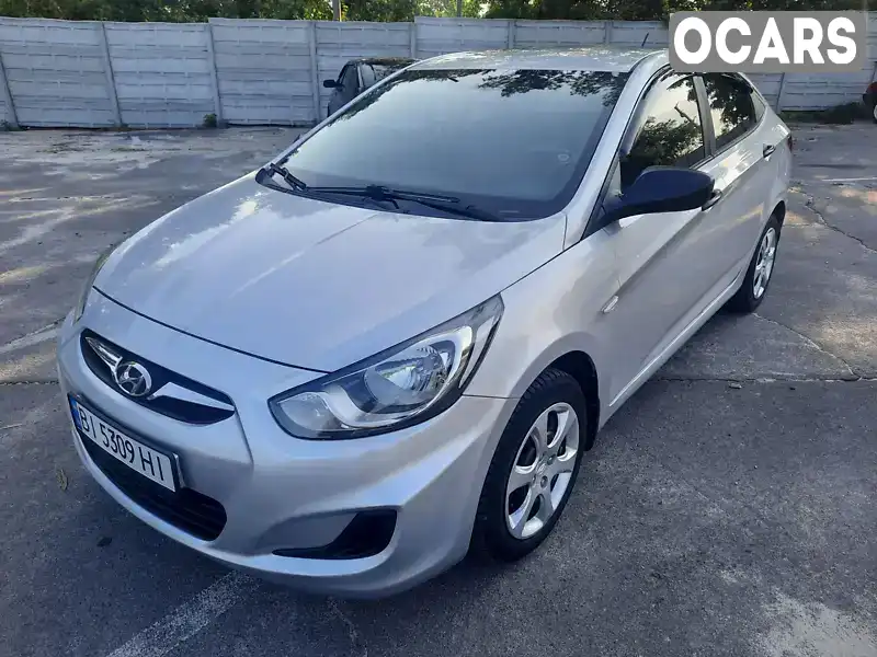 Хэтчбек Hyundai Accent 2013 1.4 л. Ручная / Механика обл. Полтавская, Горишние Плавни (Комсомольск) - Фото 1/21