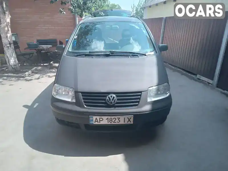 Мінівен Volkswagen Sharan 2003 1.9 л. Ручна / Механіка обл. Запорізька, Запоріжжя - Фото 1/4