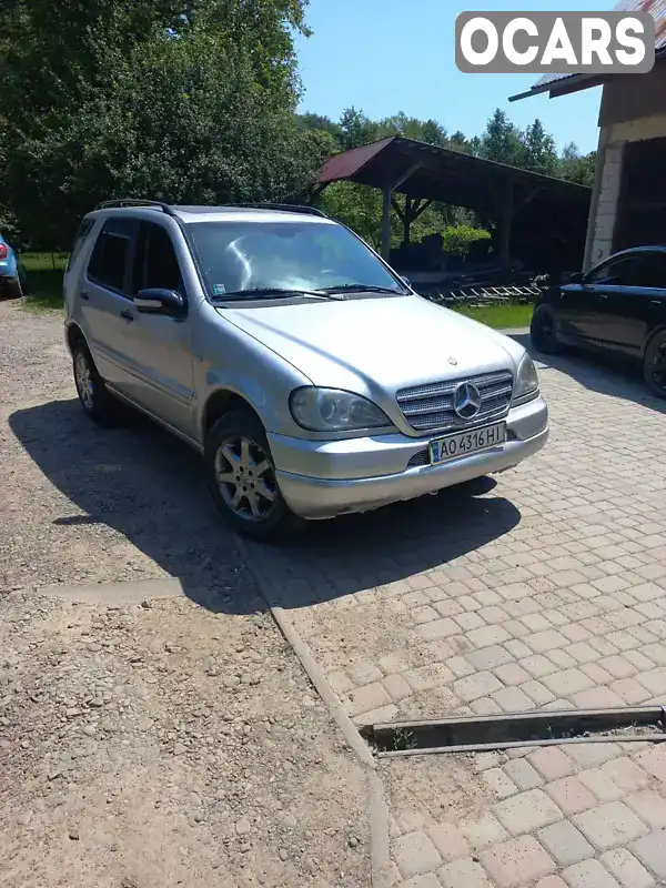 Внедорожник / Кроссовер Mercedes-Benz M-Class 2001 2.69 л. Автомат обл. Закарпатская, Тячев - Фото 1/11