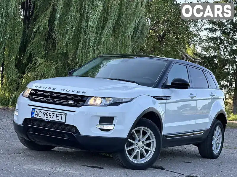 Внедорожник / Кроссовер Land Rover Range Rover Evoque 2013 2.2 л. Автомат обл. Волынская, Луцк - Фото 1/21