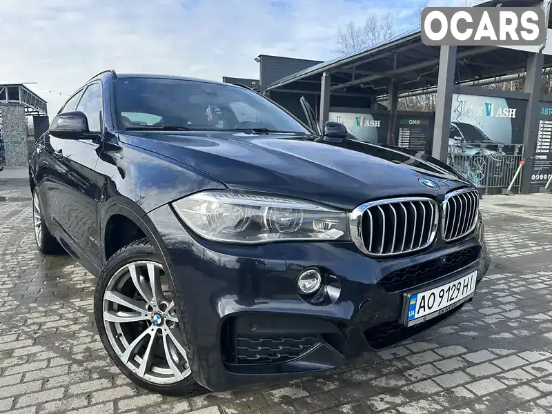 Внедорожник / Кроссовер BMW X6 2018 2.99 л. Автомат обл. Закарпатская, location.city.teresva - Фото 1/18