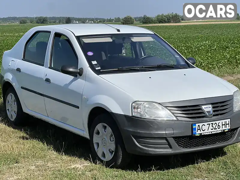 Седан Dacia Logan 2010 1.4 л. Ручна / Механіка обл. Волинська, Луцьк - Фото 1/12