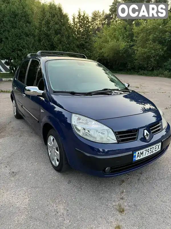 Мінівен Renault Scenic 2006 1.6 л. Ручна / Механіка обл. Житомирська, Житомир - Фото 1/21